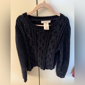 Tommy Bahama Dark Blue Cable Knit Sweater